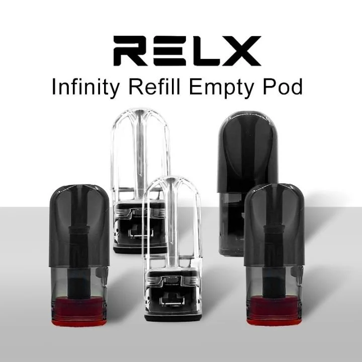 Refillable Empty Vape Pod Cartridges 2ml for RELX INFINITY-10pc